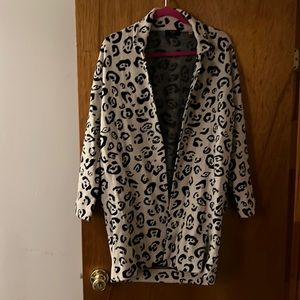 Tahari Leopard Print Duster